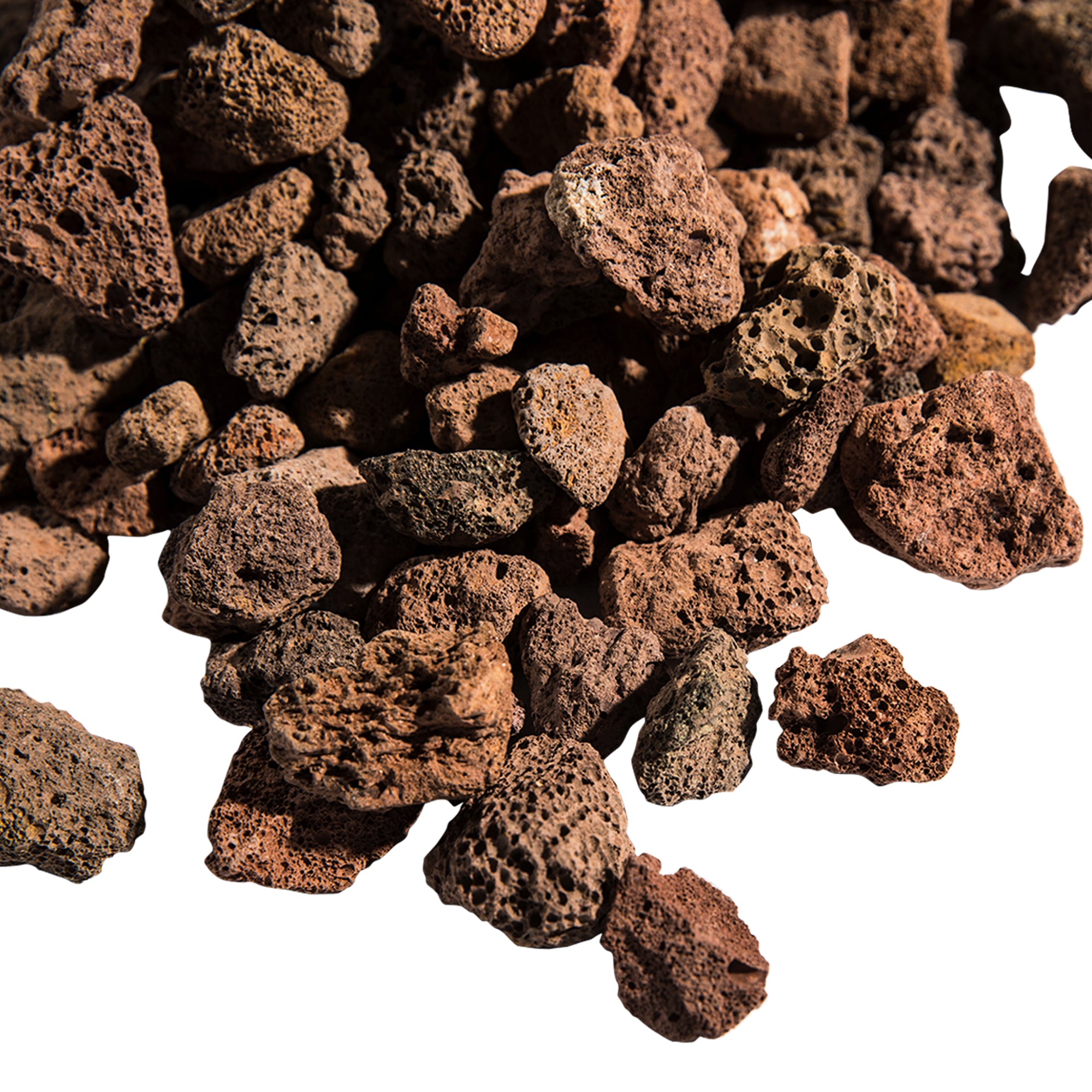 Lava Fire Rocks Peaktop by Teamson Home 3 Kg Lava Rocks, Natural Fire Stones for Outdo ...