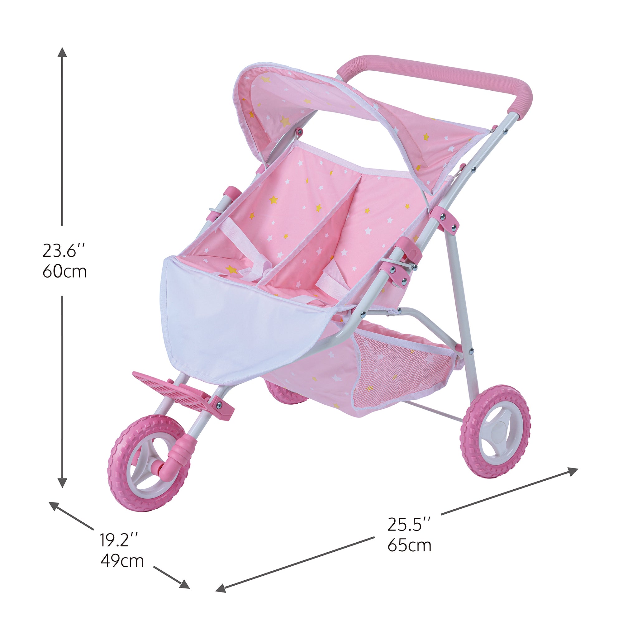 Wheel Molly Dolly Buggy Olivia's Little World Kids Double Twin