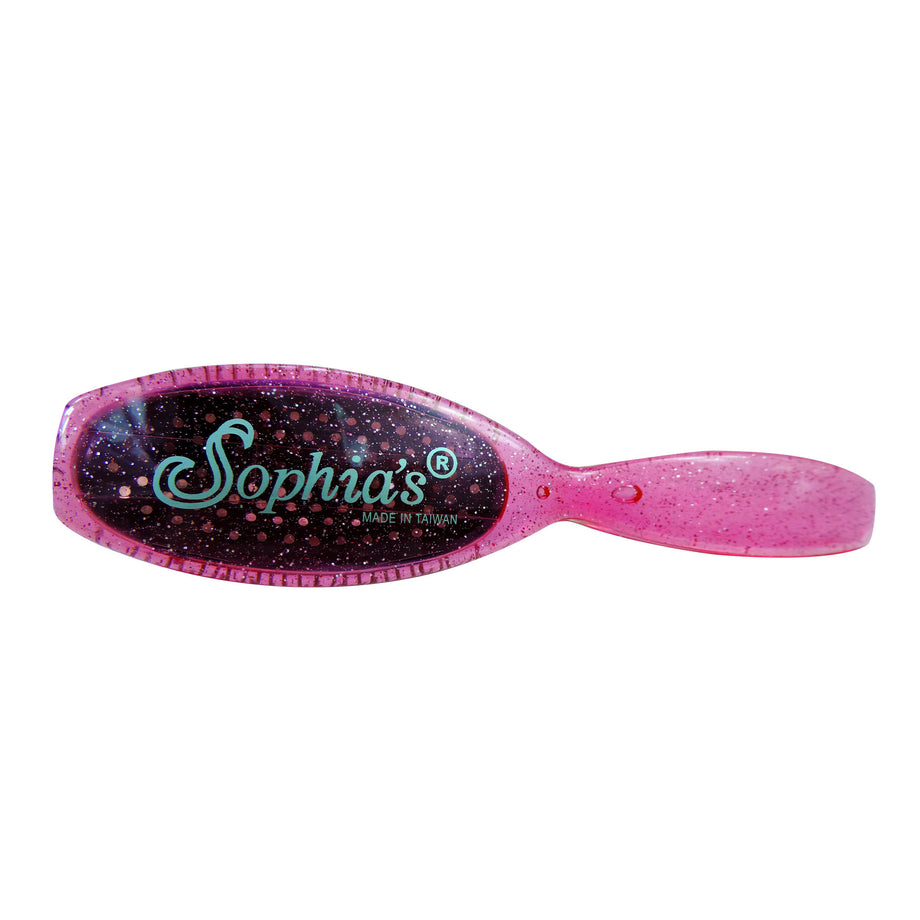 Sophia’s by Teamson Kids 18 Baby Doll Brush in Pink Glitter, Wire Hair  Brush for Dolls, Pretend Play Toy, Dolls Accessories for Boys and Girls